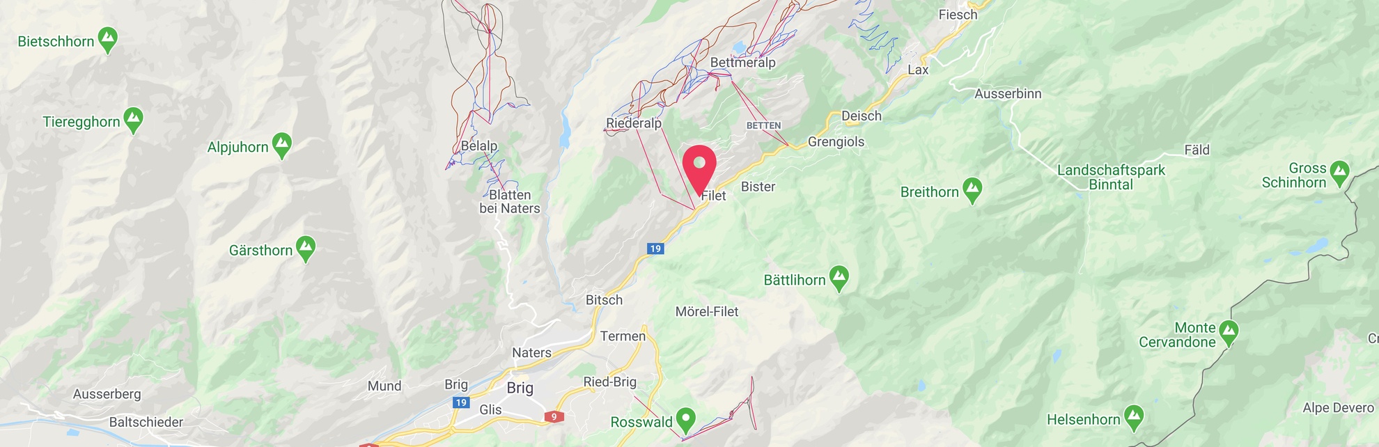 Lage unseres Hotels auf Google Maps